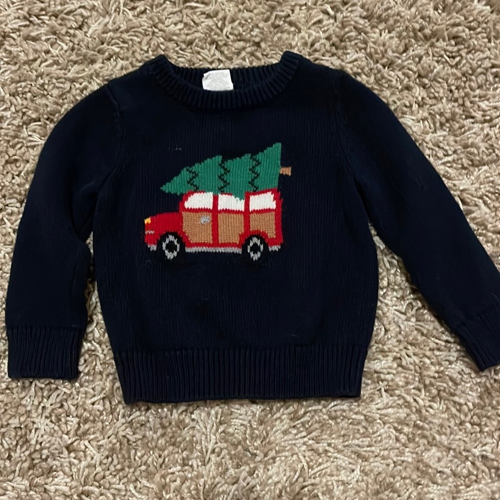 18m starting out Christmas sweater